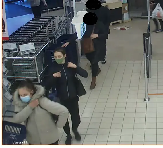 Dėl vagystės iš parduotuvės