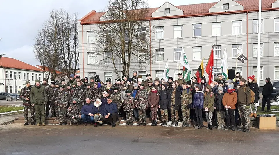 Jaunųjų šaulių žygis „Lietuvos valstybės keliu“