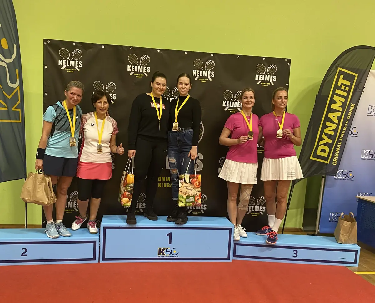 Badmintono turnyras Kelmės Mero taurei laimėti
