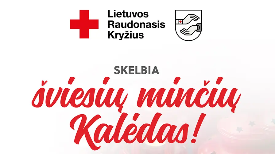 Raudonojo Kryžiaus savanoriai senjorams dovanoja „Šviesių minčių Kalėdas“
