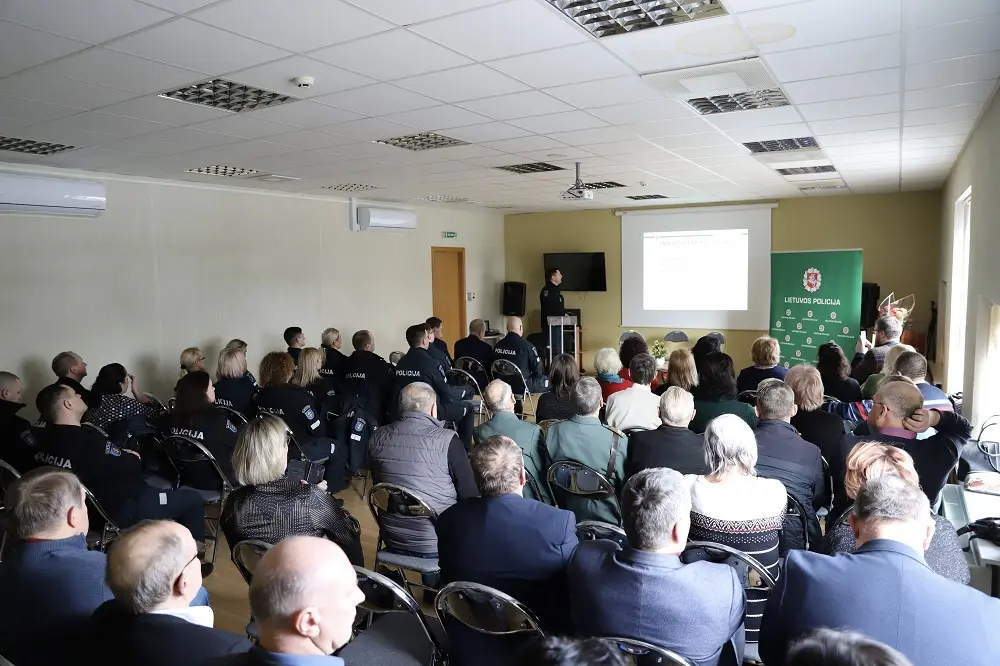 Pristatyta Raseinių rajono policijos veiklos ataskaita 2022 m.