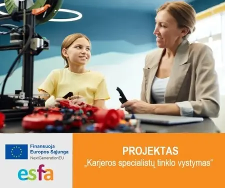 Raseinių rajono savivaldybė dalyvauja projekte „Karjeros specialistų tinklo vystymas“