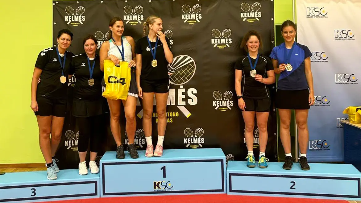 Badmintono sezonas pradėtas sėkmingai