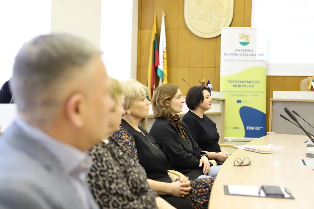 Savivaldybėje pristatytas „Tūkstantmečio mokyklų“ pažangos plana