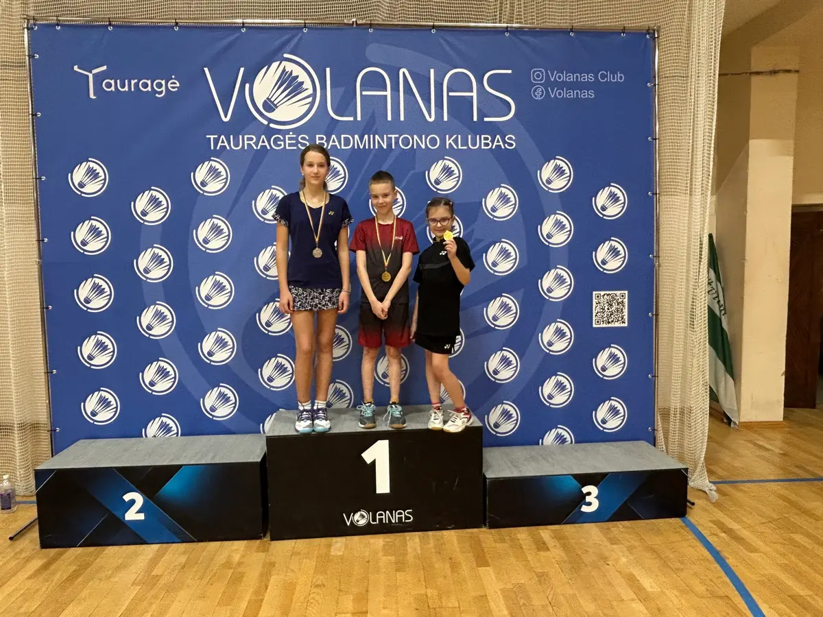 Raseiniškiai gerai pasirodė badmintono turnyre Tauragėje