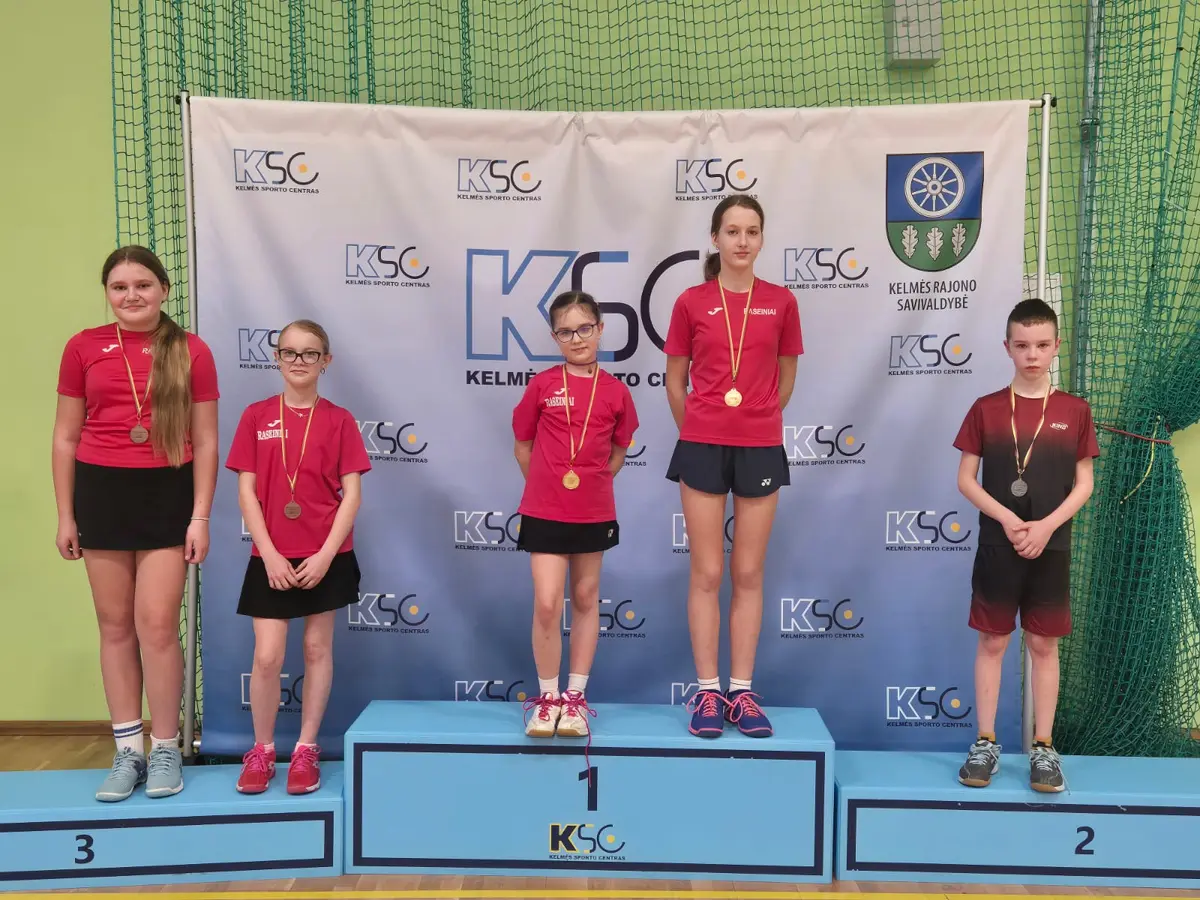 Raseiniškiai sugrįžo su medaliais iš Lietuvos badmintono taurės varžybų