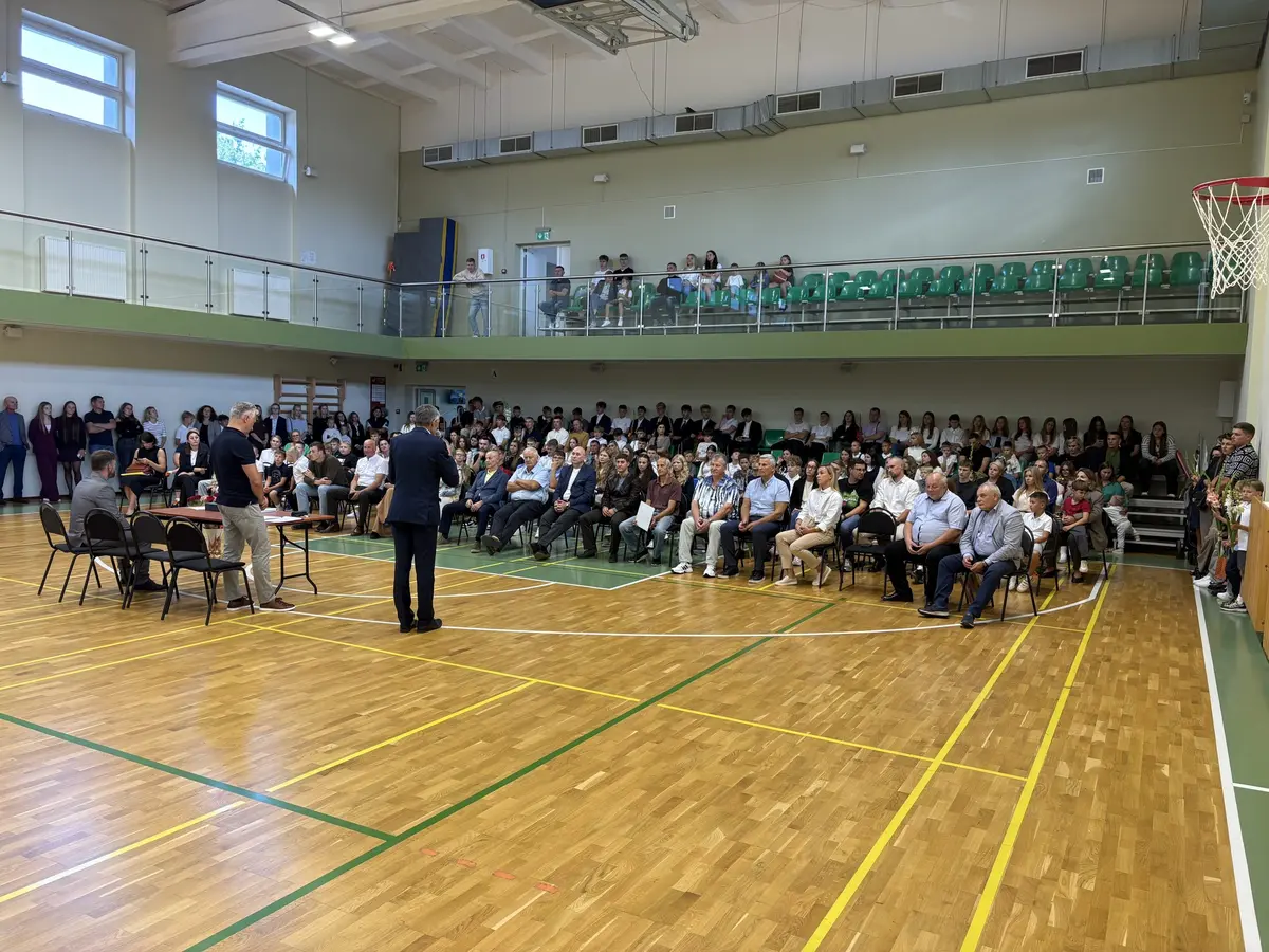 Mokslo metų pradžios šventė sporto centre
