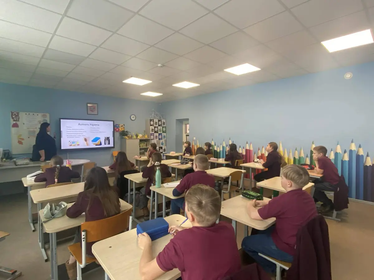 Viduklės Simono Stanevičiaus gimnazijos 4–5 klasių mokiniams – edukacinės valandėlės apie paauglystę ir brendimą