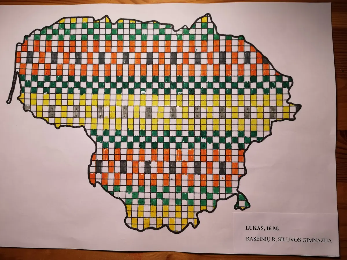 Šiluvos gimnazistų kūryba – parodoje „Tau, Lietuva 2“