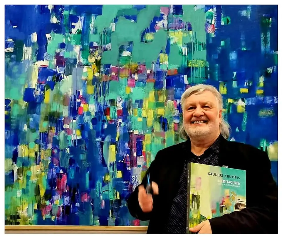 Dailininko Sauliaus Kruopio kūrybinis vakaras bei tapybos parodos „Meditacijų kompozicijos“ atidarymas