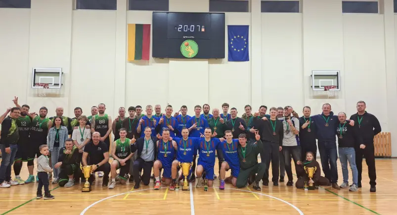 ,,Danspin“ krepšininkai dar kartą stirpiausi rajone