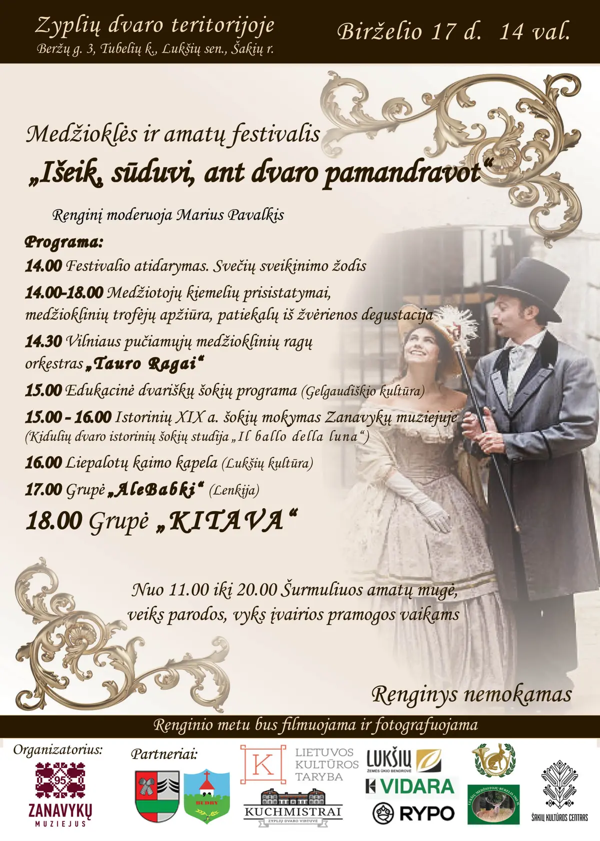 Medžioklės ir amatų festivalis Zanavykų muziejuje