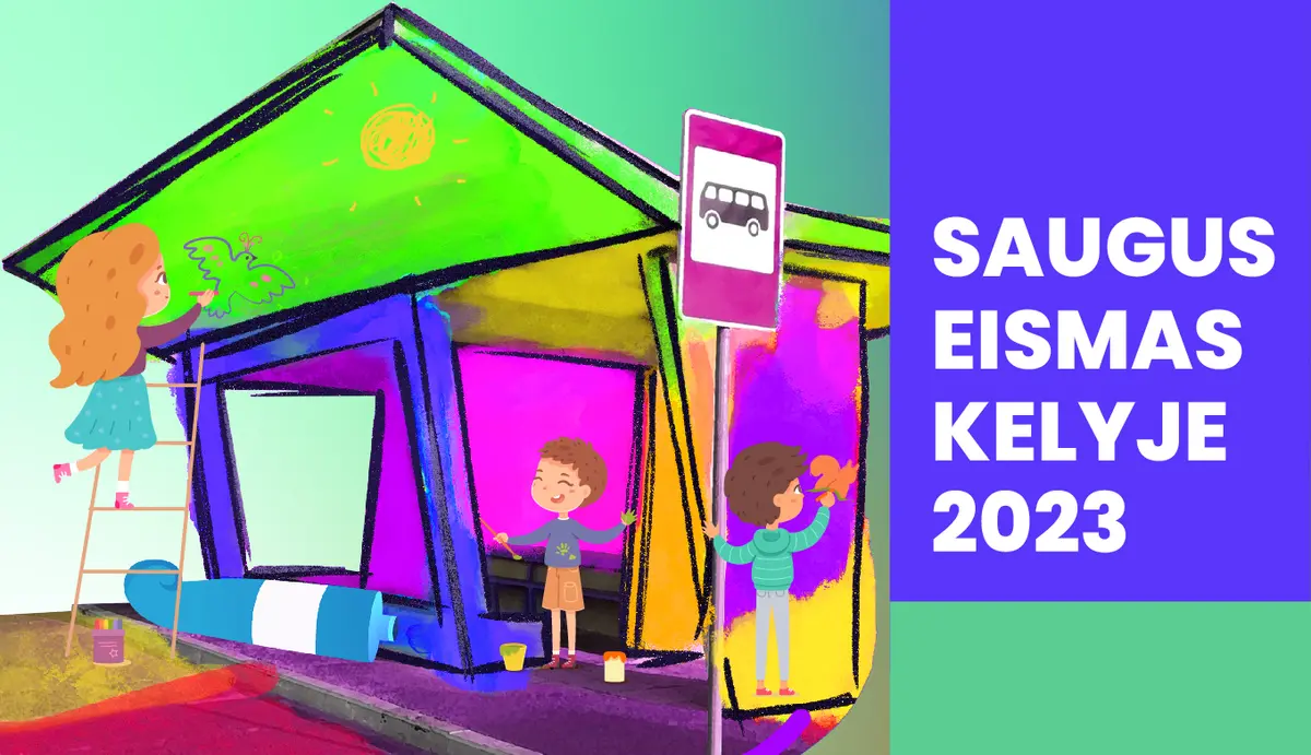 LAKD pristato piešinių konkurso „Saugus eismas kelyje 2023“ nugalėtojus