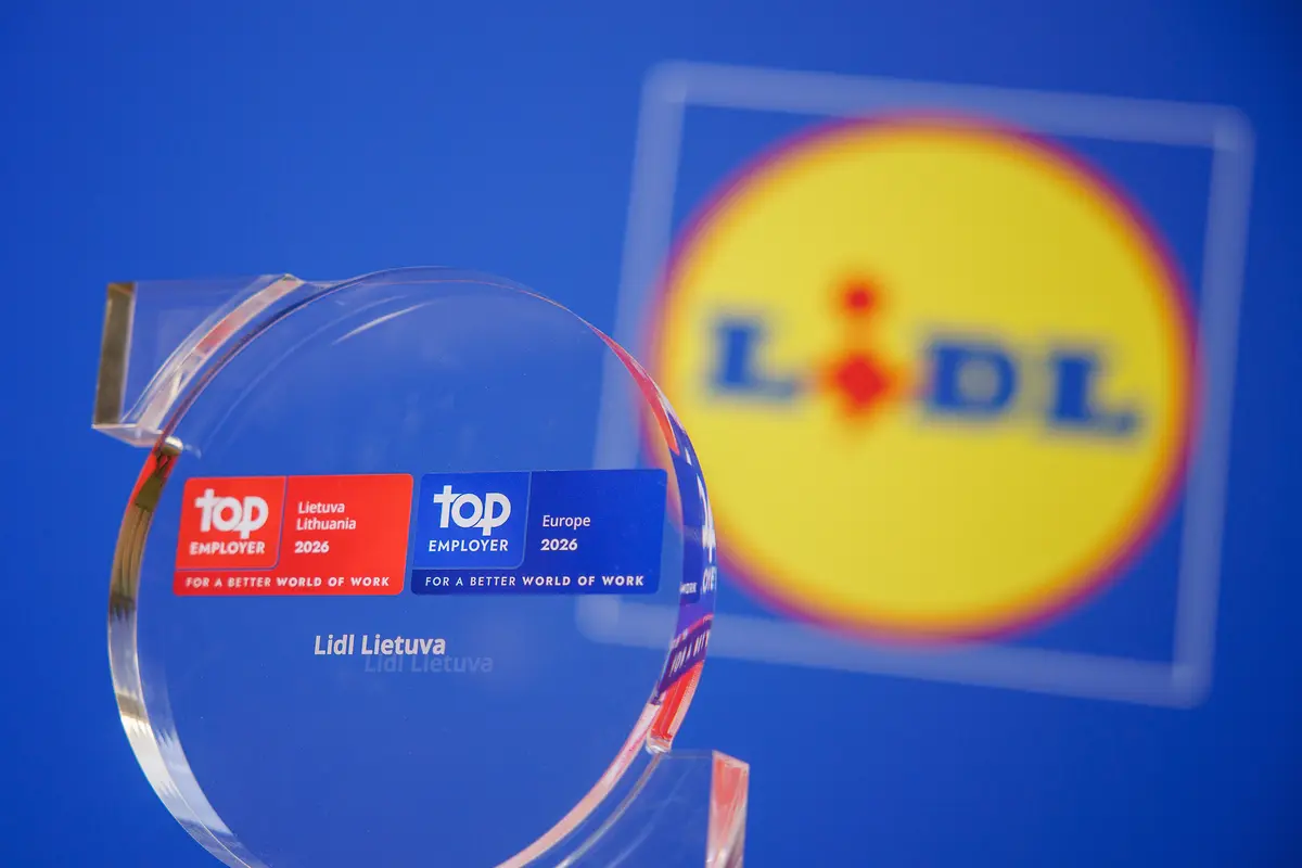 Darbdavys, kurį rinktis verta: „Lidl Lietuva“ ir vėl įvertinta „Top Employer“ sertifikatu