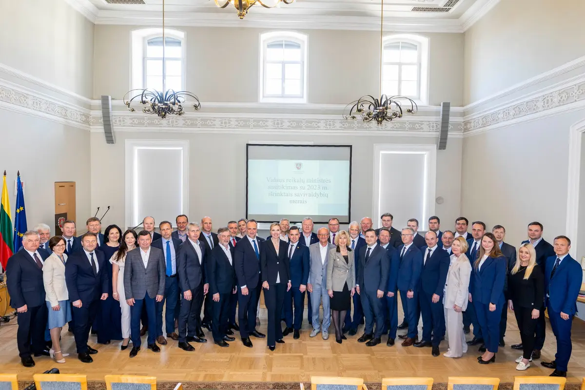 Šilalės rajono savivaldybės Meras dalyvavo susitikime su Vidaus reikalų ministre Agne Bilotaite ir šalies savivaldybių merais