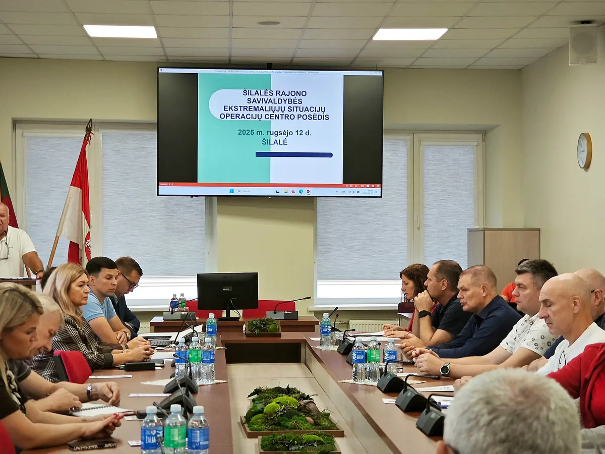 Vyko Ekstremaliųjų situacijų operacijų centro posėdis