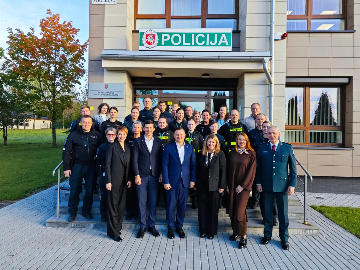 Pasveikinti Šilalės krašto pareigūnai