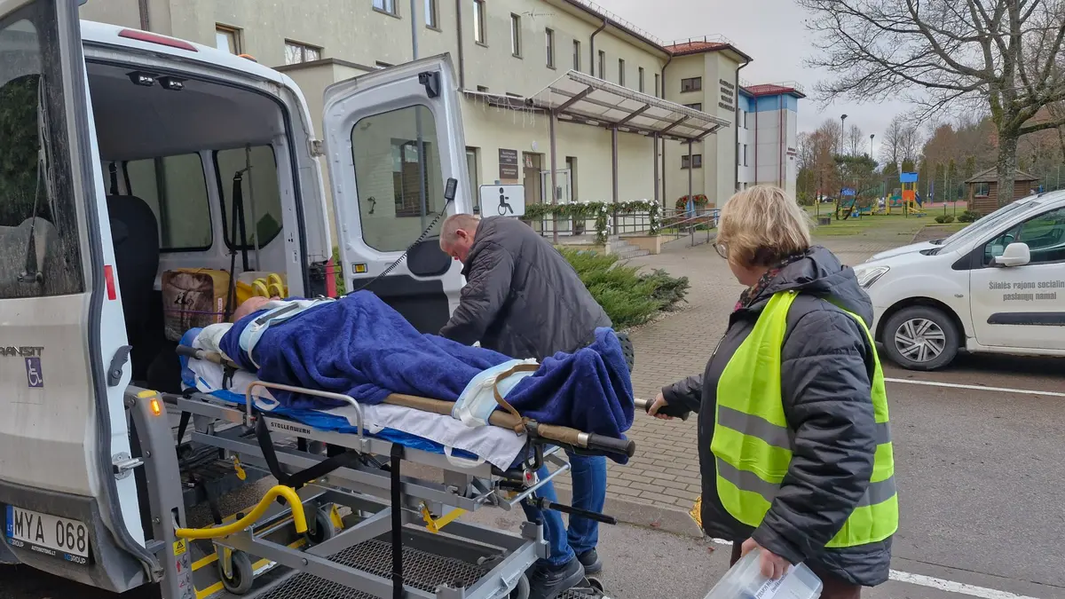 Savivaldybės lygio kompleksinės civilinės saugos pratybos mūsų sveikatos centre