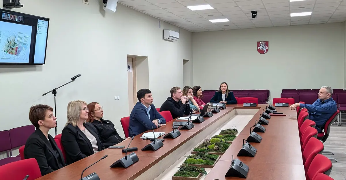 Pristatyta miesto dalies žalinimo schema