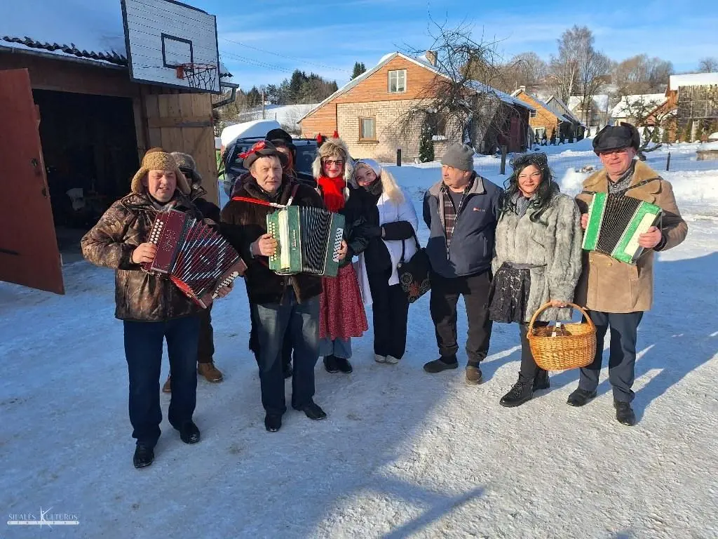 Užgavėnių persirengėlių šėlsmas Kaltinėnuose