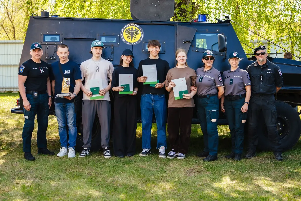 Konkurso „Aš ir Policija“ nugalėtojais tapo Šilalės komanda