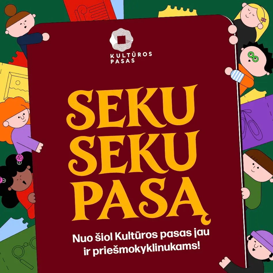 Kultūros pasu jau gali naudotis ir priešmokyklinukai!