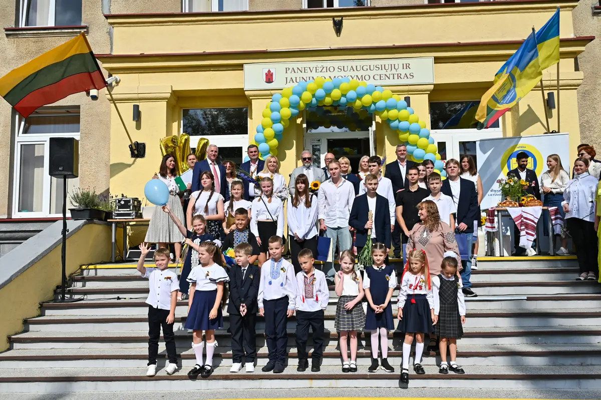 Mokslo metus Panevėžyje pradeda Tarptautinė Ukrainos mokykla