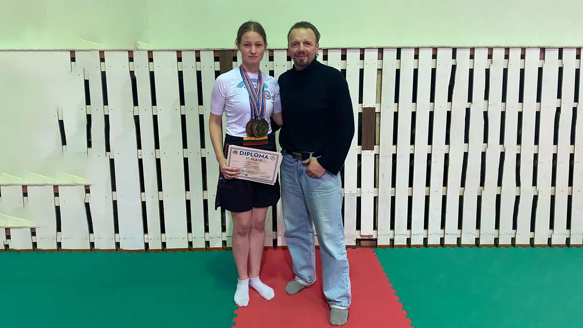 Sporto klubo „Pantera“ sportininkė raseiniškė Rugilė Damašauskaitė tapo pasaulio Pankrationo čempionė!