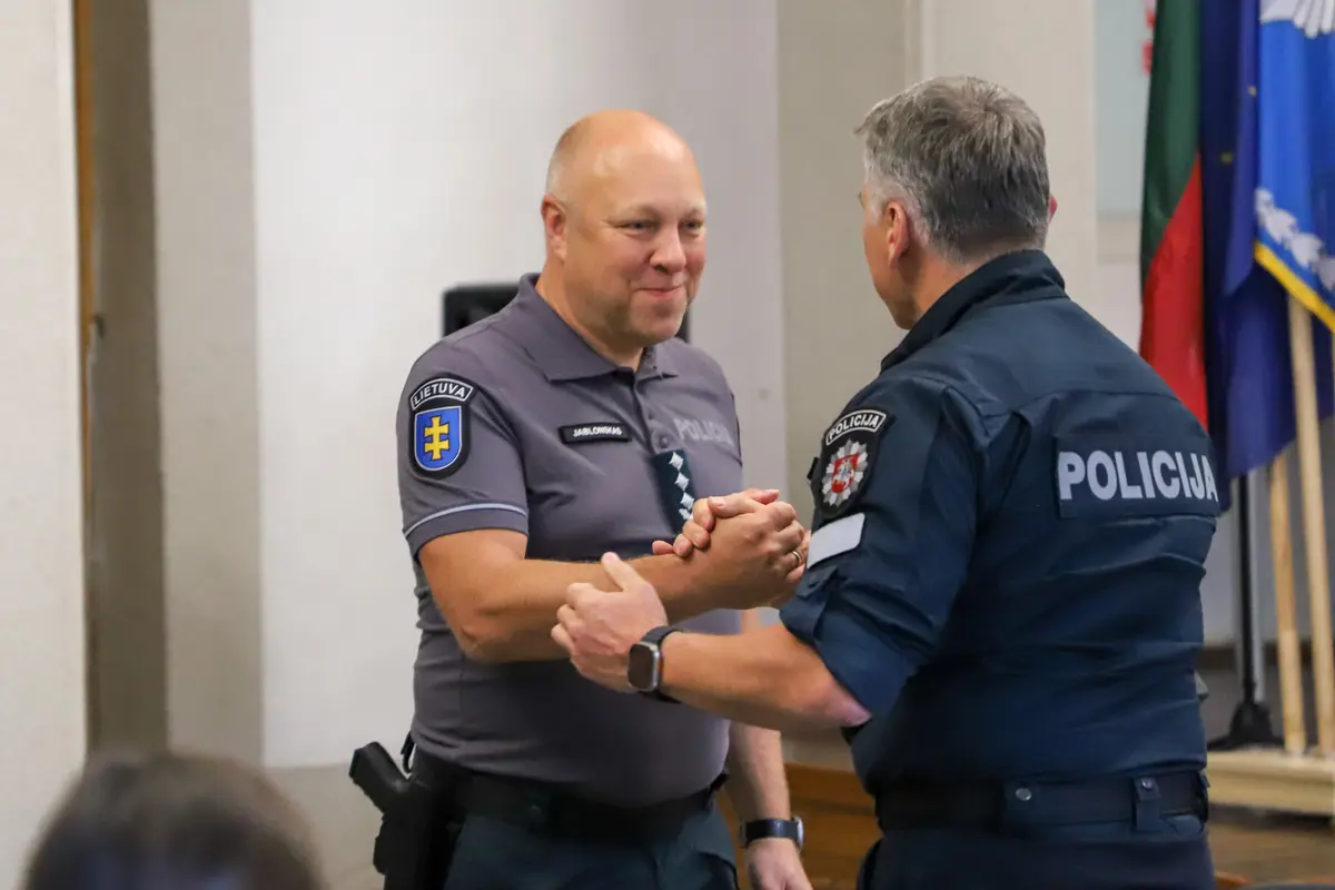 Šiaulių apskrities policijai oficialiai pradeda vadovauti Marius Jablonskas