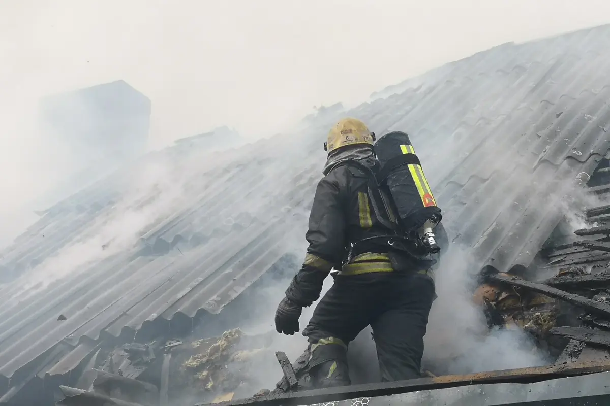 Savaitgalį gaisre išgelbėtas žmogus